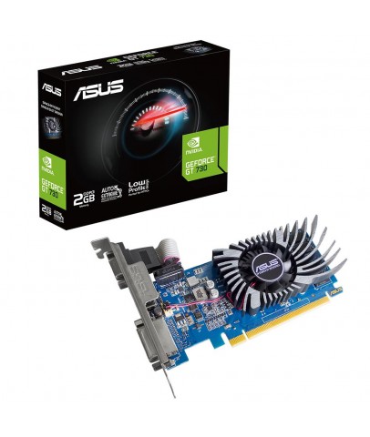 Asus Nvidia GeForce GT730 2GB 64Bit GDDR5 (Analog+HDMI+DVI) Ekran Kartı GT730-SL-2GD5-BRK