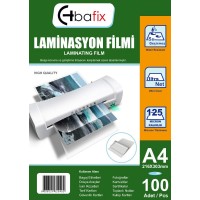 Bafix Laminasyon Filmi A4 125 MIC  216-303