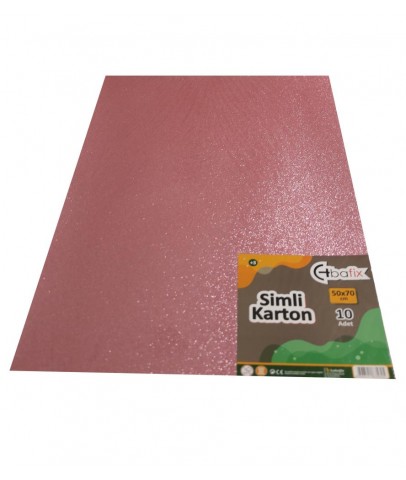 Bafix Simli Karton 50x70 Pembe