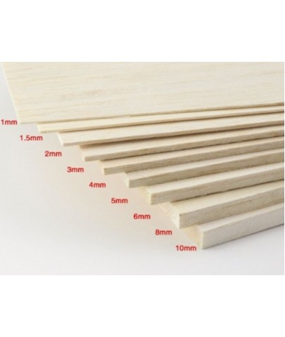 Balsa Levha 10Cmx100Cm 15Mm