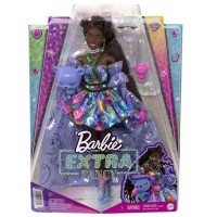 Barbie Extra Fancy Mor Kostümlü Bebek