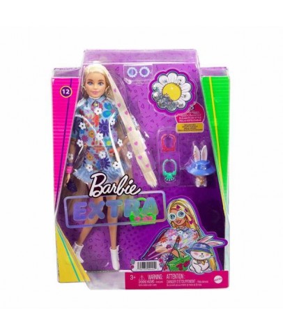 Barbie Extra Mavi Etekli Bebek HDJ45