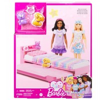 Barbie İlk Bebeğim Barbienin Yatağı Oyun Seti HMM64