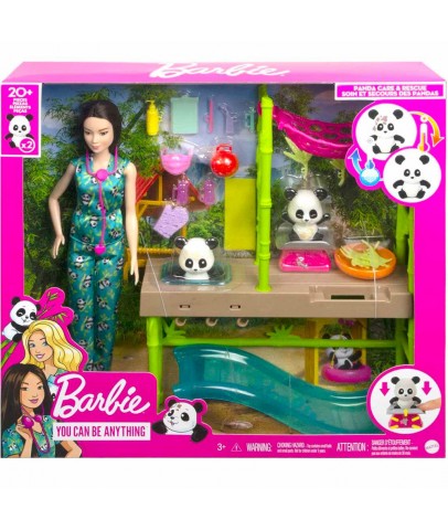 Barbie Panda Bakımı Oyun Seti HKT77