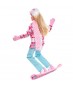 Barbie Snowboard Sporcusu Bebek HCN32