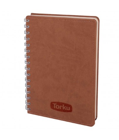 BATIKENT KAHVERENGİ TARİHSİZ DEFTER (15X21 CM)