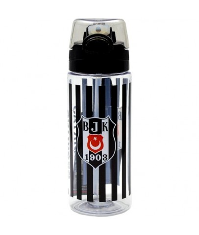 Beşiktaş Plastik Matara 500ml Siyah 24391