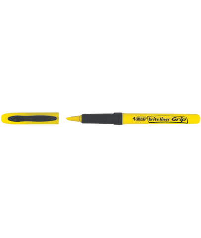 Bic Fosforlu Kalem Brite Line Grip Sarı Kalem Tipi 811 935