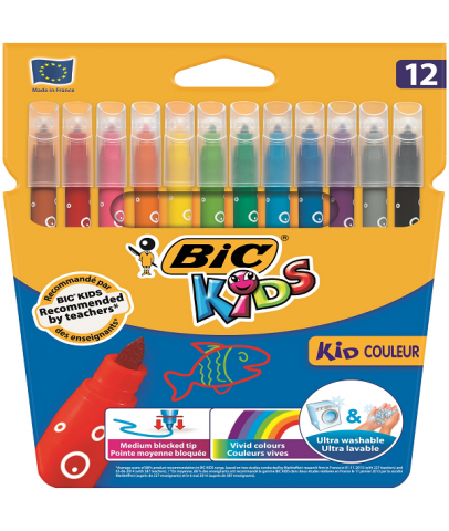 Bic Keçeli Boya Kalemi Kids Couleur 12 Renk