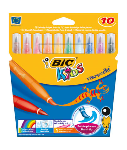 Bic Keçeli Boya Kalemi Visa 10 Renk 828964