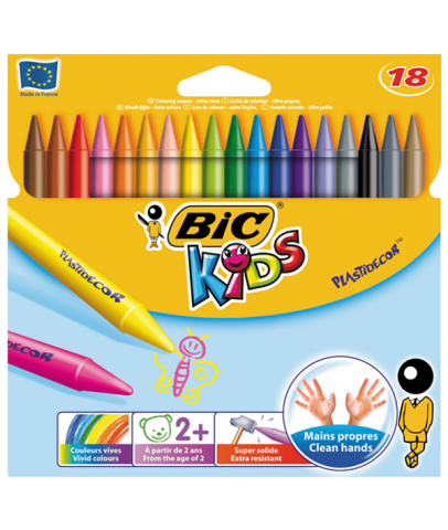 Bic Kids Silinebilir Pastel Boya 18 Renk