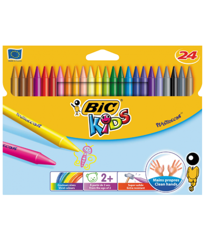 Bic Kids Silinebilir Pastel Boya 24 Renk