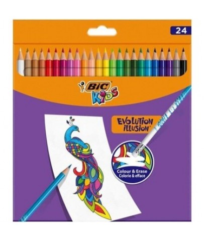 Bic Kuru Boya Evo Silinebilir 24 Lü