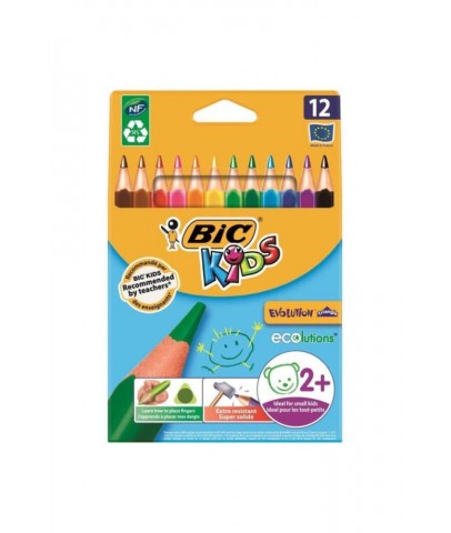 Bic Kuru Boya Evolution Üçgen Jumbo 12 Li 829735