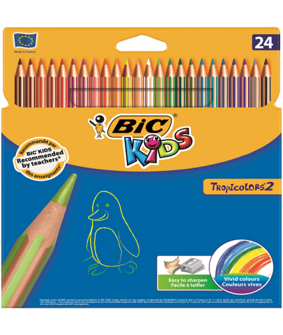 Bic Kuru Boya Kalemi Tropıcolor 24 Lü 832568