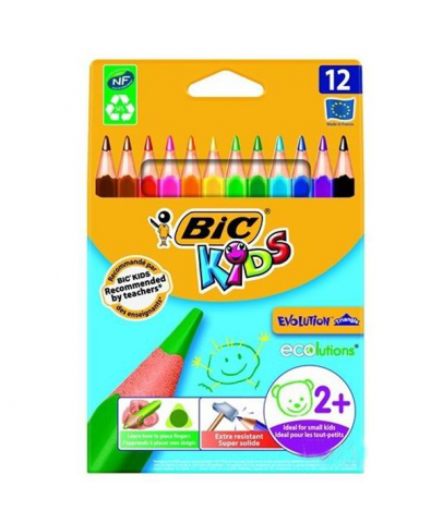 Bic Kuru Boya Kalemi Üçgen Jumbo 12+1 Li 958192