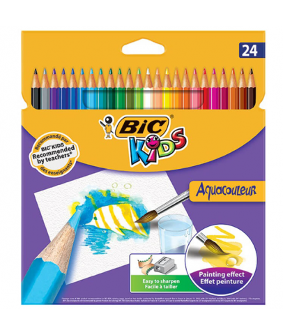 Bic Kuru Boya Karton Kutu Aquarell 24 Renk 8575633