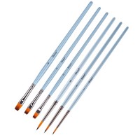 Brons Fırça Blister Set 4 ( 123 Seri No:1-3-5 Kısa Sap-200F Seri No: 4-6-8 Kısa Sap)