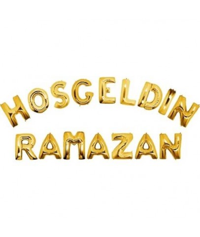 Brş Folyo Balon Hoşgeldin Ramazan 40cm Set