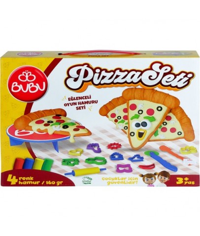 Bu-Bu Oyun Hamuru Seti Pizza (L) BUBU-OH0011