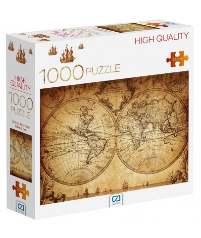 Ca Games Dünya Haritası 1000 Parça Puzzle 7037