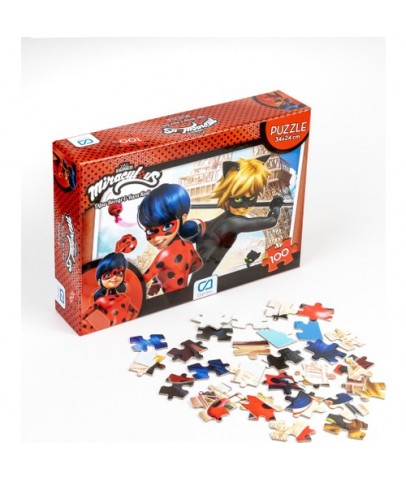 Ca Games Puzzle 100 Parça Mıraculous 5002