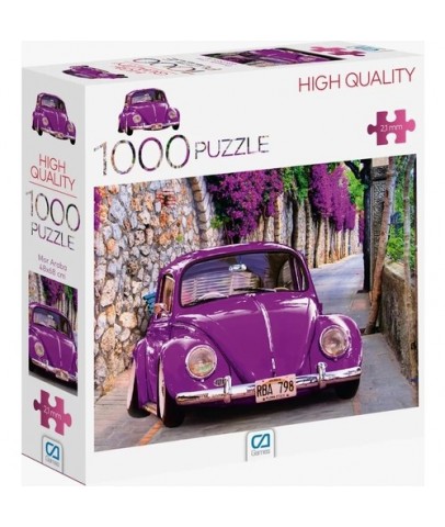 Ca Games Puzzle 1000 Parça Mor Araba 7028