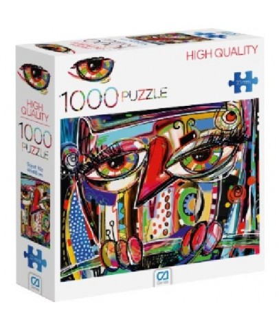 Ca Games Puzzle 1000 Parça Soyut Yüz Ca1000-7029