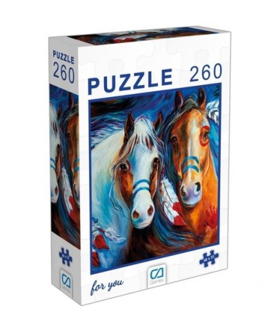 Ca Puzzle 260 Parça Atlar 6003