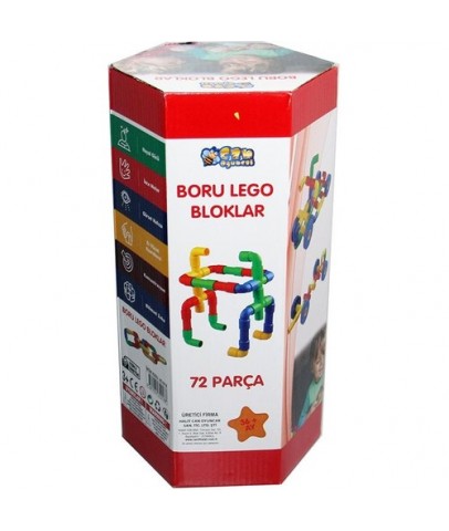 Can Toys  Boru Lego 72 Parça Hc1018