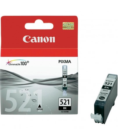 Canon CLI-521BK Black Siyah Mürekkep Kartuş MP260-540-550-560-620-630 MX860-870