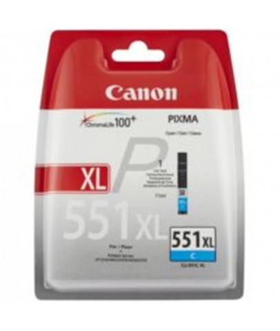 Canon CLI-551XL C Cyan Mavi Yüksek Kapasiteli Mürekkep Kartuş IP7250 MX925