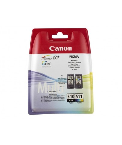 Canon PG-510 CL-511 Photo Value Kağıt Hediyeli 2 li Mürekkep Kartuş