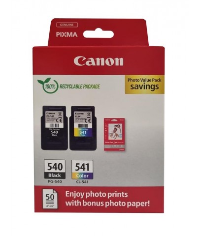 Canon PG-540 CL-541 Photo Value Multipack 2'li Mürekkep Kartuş