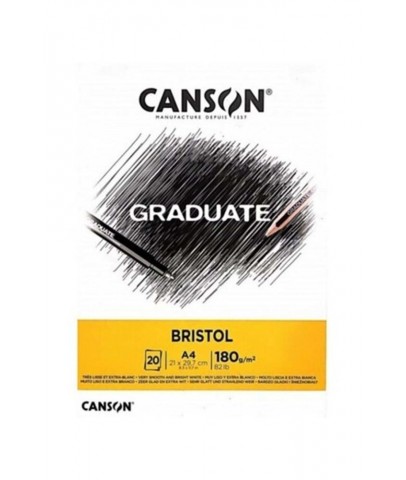 Canson Çizim Bloğu Cangrad Bristol 20 Sy A4 180Gr