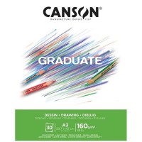 Canson Çizim Bloğu Graduate Dessın Beyaz 30 Syf A3 160 GR