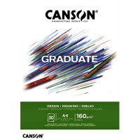 Canson Çizim Bloğu Graduate Dessın Beyaz 30 Syf A4 160 GR