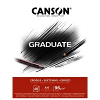 Canson Eskiz Bloğu Graduate Croquıs 40 Syf A4 96 GR