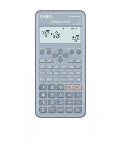 Casio FX-82ES Plus Mavi Bilimsel Fonksiyonlu Hesap Makinesi 2.Versiyon