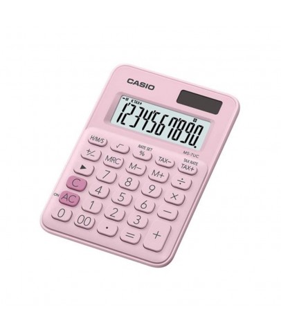 Casio MS-7UC-PK 10 Hane Açık Pembe Masa Üstü Hesap Makinesi