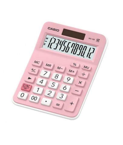 Casio MX-12B-PK Pembe 12 Hane Masa Üstü Hesap Makinesi