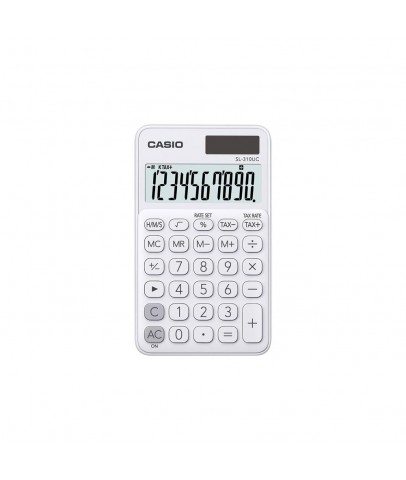 Casio SL-310UC-WE Cep Tipi 10 Hane Beyaz Hesap Makinesi