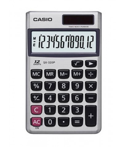 Casio SX-320P 12 Hane Cep Tipi Hesap Makinesi