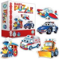 Circle Toys Baby Puzzle Araçlar 24 Parça Ct022