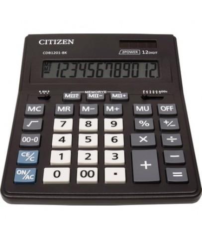 Cıtızen Hesap Makinası Masa Tipi Cdb-1201Bk