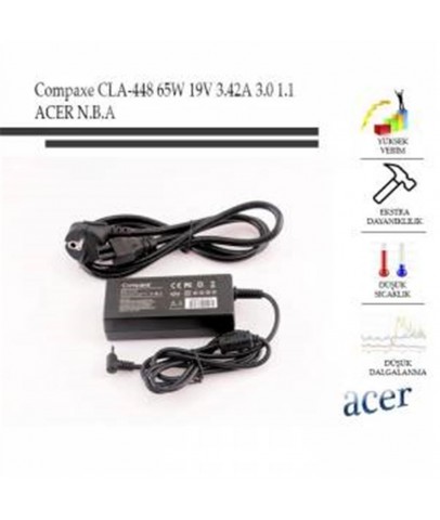 Compaxe CLA-448 65w 19v 3.42a 3.0-1.1 Notebook Adaptörü