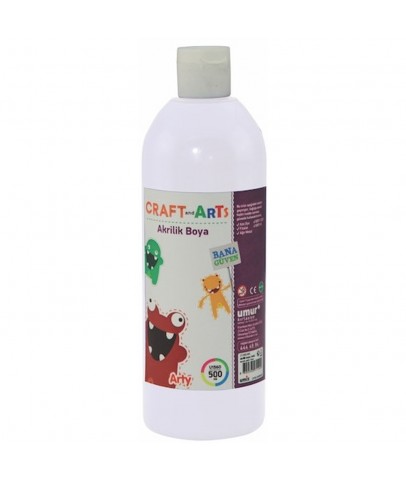 Craft and Arts Akrilik Boya 500ml Beyaz