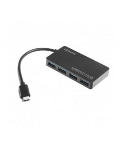 Dark Connect Master U31X4, USB3.1 Type-C to 4 Port Type-A HUB