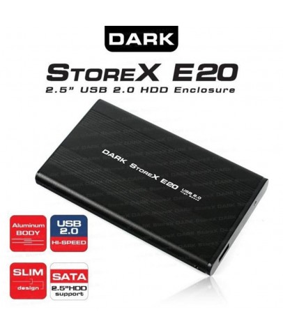 DARK DK-AC-DSE20 E20 2.5" USB 2.0 SATA SİYAH