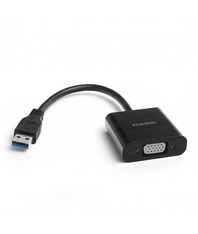 Dark DK-AC-UGA34 UGA34 VGA USB To Vga  3.0 - 2.0 Çevirici 15Cm